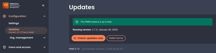 Update page